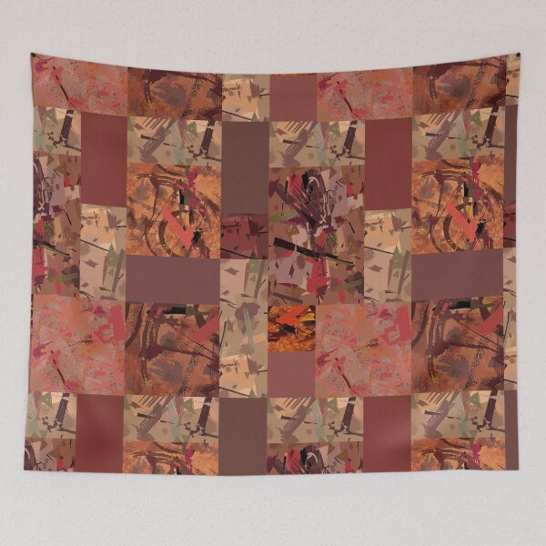 Item preview, Decorative abstract patchwork designed and sold by fairytaleprints.