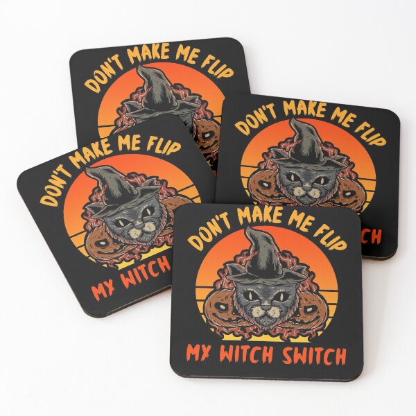 Item preview, Don't Make Me Flip My Witch Switch Cat designed and sold by Fabvity.