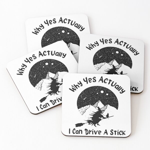 Item preview, Why Yes Actually I Can Drive A Stick Halloween design designed and sold by Simi2020.
