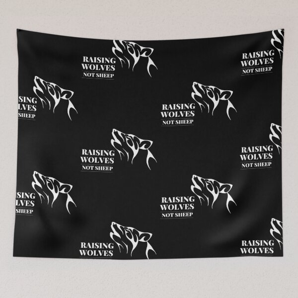 Item preview, Raise Wolves Not Sheep designed and sold by Brimwood.