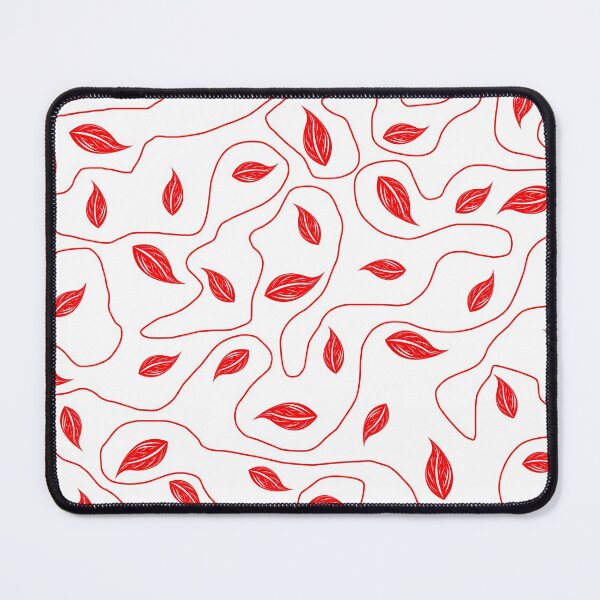 Item preview, Wind floats leaves Maroon Reddish Pink designed and sold by ERConcepts.