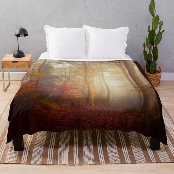 Item preview, Fall Hike - Colourful Autumn Forest designed and sold by Dyrk Wyst Redbubble Shop.