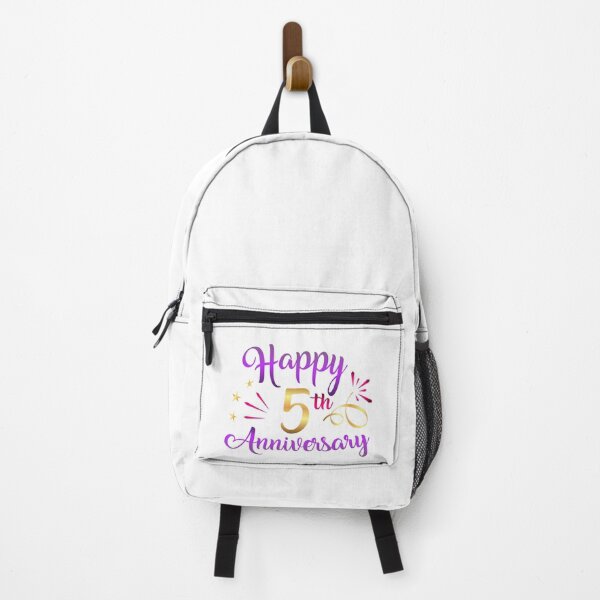 Item preview, Happy 5th Anniversary Fifth Five Year Greeting Congrat designed and sold by Hanna Kovalchuk.