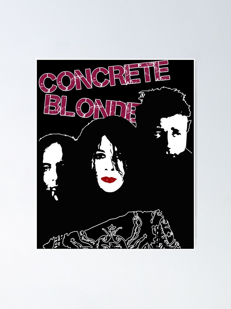 "Concrete Blonde" Poster for Sale by IrenaWart Redbubble