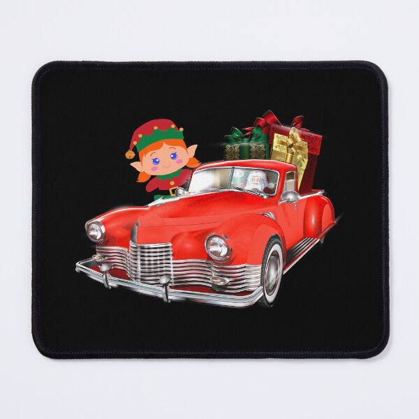 Item preview, Christmas Elf Riding Monster Truck designed and sold by DiensDesign.