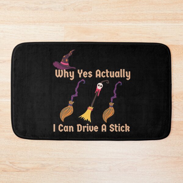 Item preview, Why Yes Actually I Can Drive A Stick Halloween design designed and sold by Simi2020.