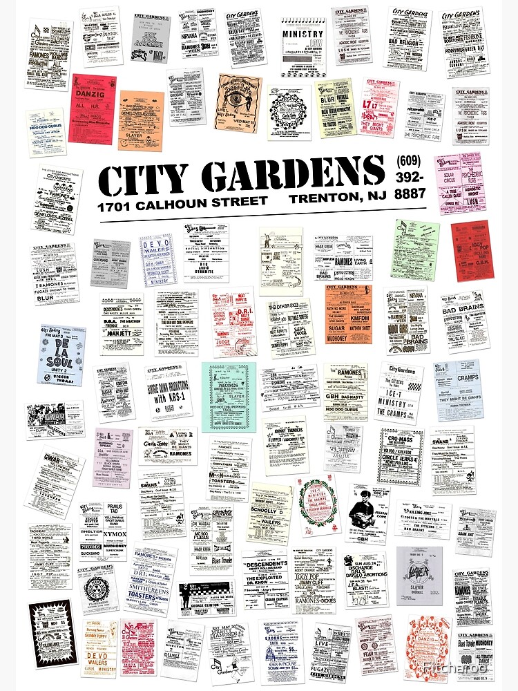 Disover City Gardens Punk Card Print version 1.0 Premium Matte Vertical Poster