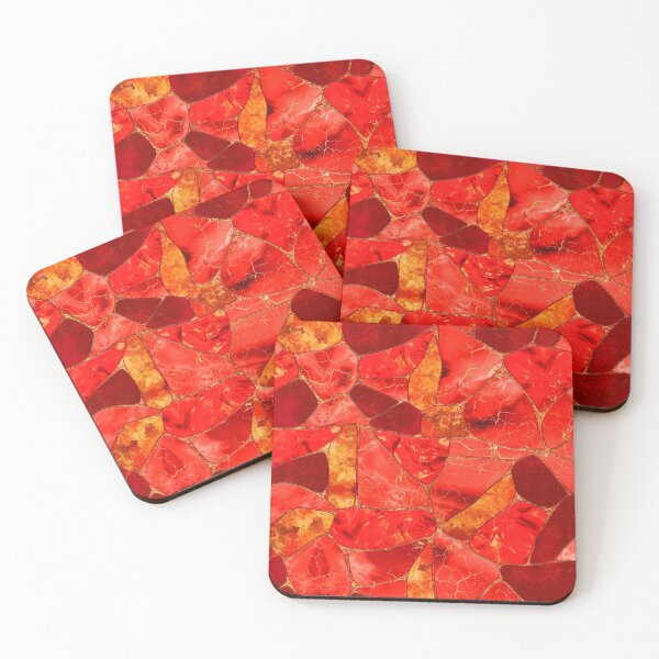 Item preview, Red Marble Cells designed and sold by k9printart.