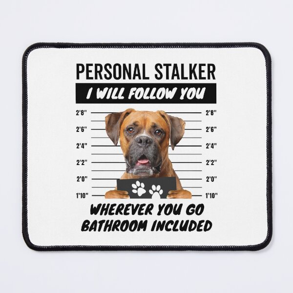 Item preview, Personal Stalker Dog – Boxer designed and sold by More Cute Dogs.