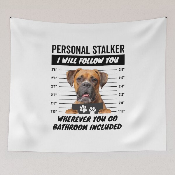 Item preview, Perro acosador personal – Boxer designed and sold by More Cute Dogs.