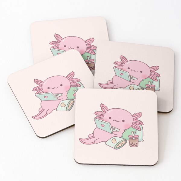 Item preview, Cute Chilling Axolotl designed and sold by rustydoodle.
