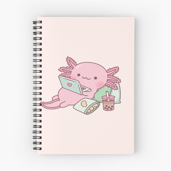 Item preview, Cute Chilling Axolotl designed and sold by rustydoodle.