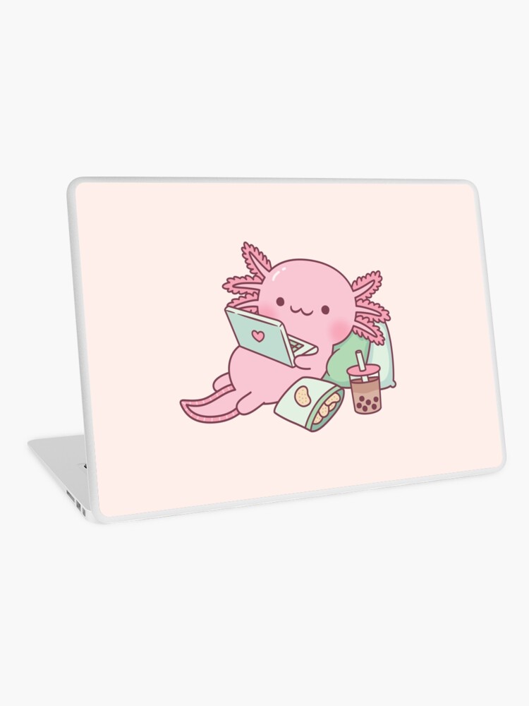 Cute Chilling Axolotl Sticker for Sale by rustydoodle