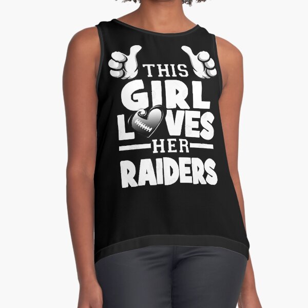 This Girl Loves HerLas Vegas Raiders Women's Tank Top Sleeveless T-Shirt  Vest