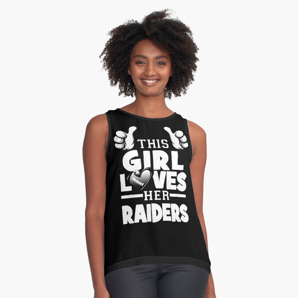 This Girl Loves HerLas Vegas Raiders Women's Tank Top Sleeveless T-Shirt  Vest