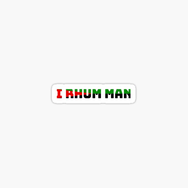 Aperçu de l'œuvre I Rhum Man Martinique - Humour créée et vendue par West indian touch.