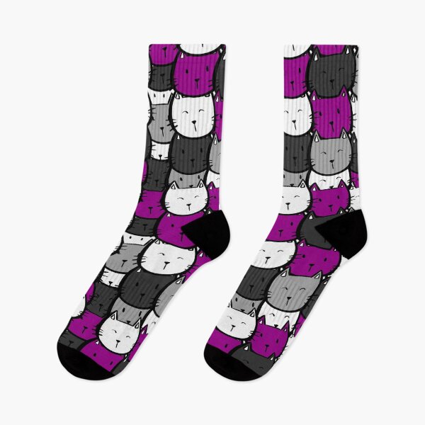Item preview, Subtle Ace Flag Cat Pattern designed and sold by -Gedwolcraeft-.
