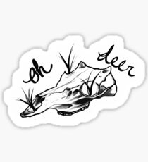 Oh Deer...(Shaded) Sticker