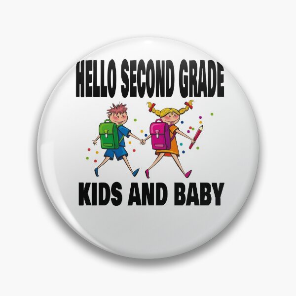 Item preview, HELLO Second Grade Kids And Baby designed and sold by leicha.