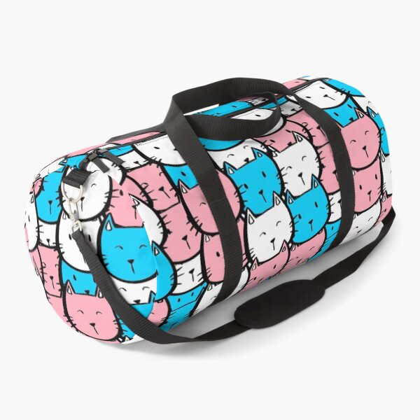 Item preview, Subtle Trans Flag Cat Pattern designed and sold by -Gedwolcraeft-.