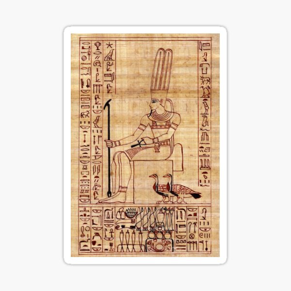 Homage to Amun Sticker