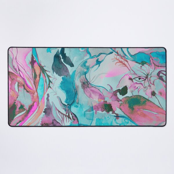 Silver Dragon Skin Desk Mat