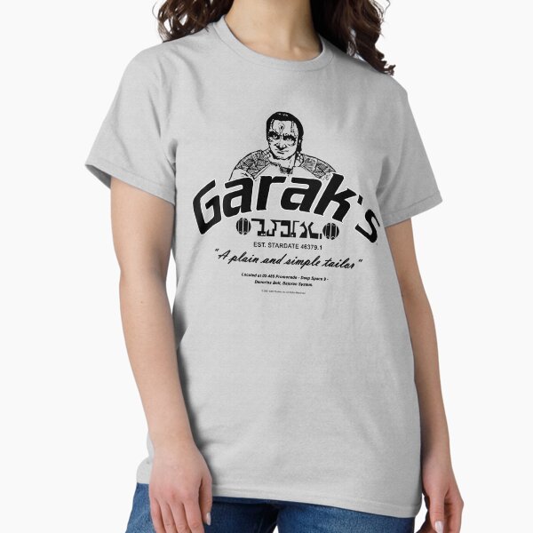 Vista previa del artículo con la obra «Star Trek: Deep Space Nine Garak 'Un sastre simple y llanamente'», diseñado y vendido por PrimaryTarget.