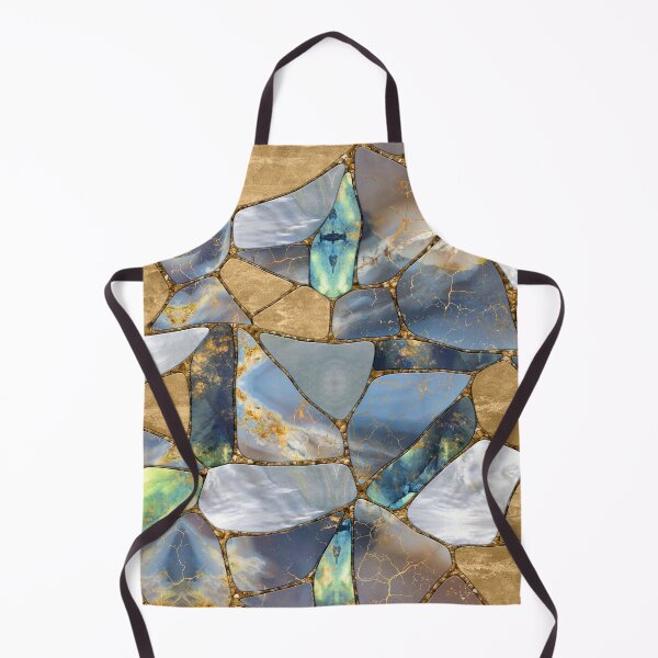 Item preview, Marble and gold cells - ocean designed and sold by k9printart.
