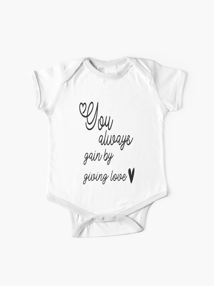 Baby Girl Cute Bodysuit With Valentine'S Day Slogan Print, Spring/Summer