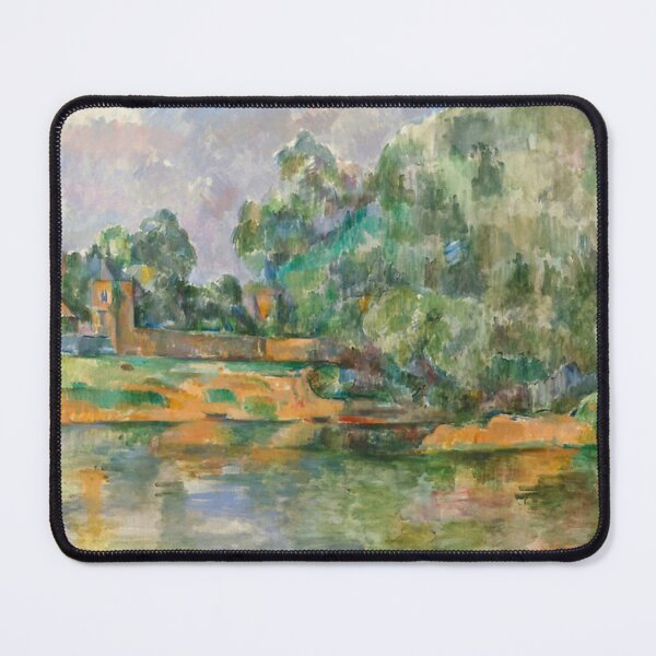 Item preview, Paul Cézanne - Riverbank, 1895 Painting designed and sold by Vivanne-art.