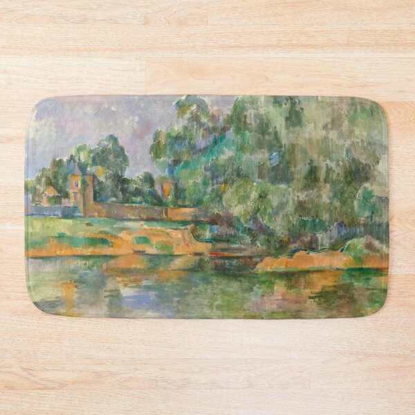 Item preview, Paul Cézanne - Riverbank, 1895 Painting designed and sold by Vivanne-art.