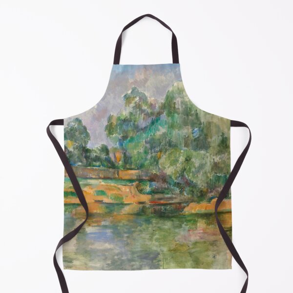 Item preview, Paul Cézanne - Riverbank, 1895 Painting designed and sold by Vivanne-art.