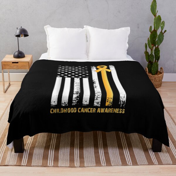 Item preview, Gold ribbon in a flag designed and sold by Kentkroon.