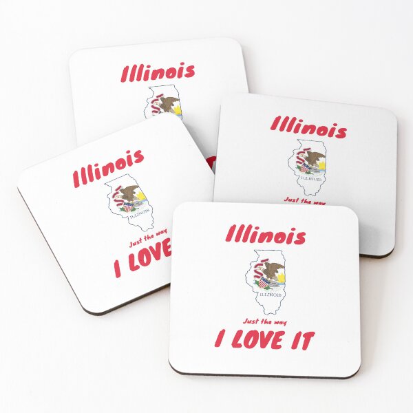 Item preview, I Love Illinois designed and sold by TeesForTheWorld.