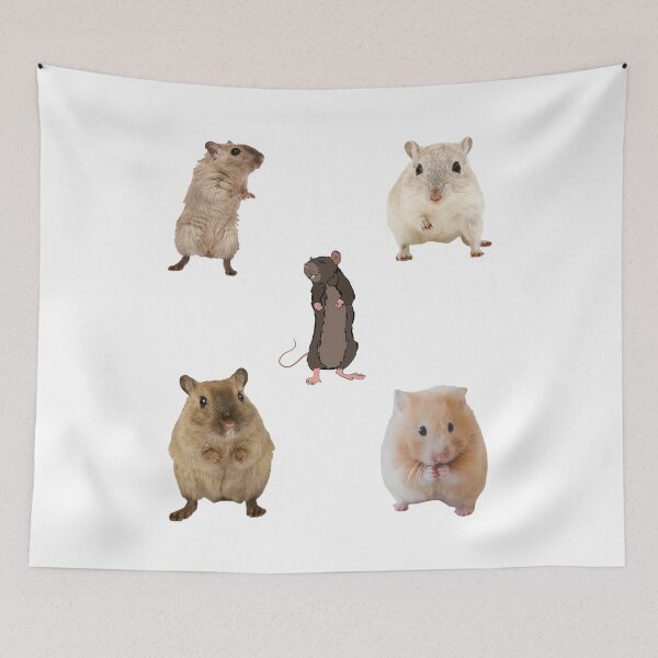 Item preview, Cute Hamster Pack Sticker designed and sold by Coczzi.
