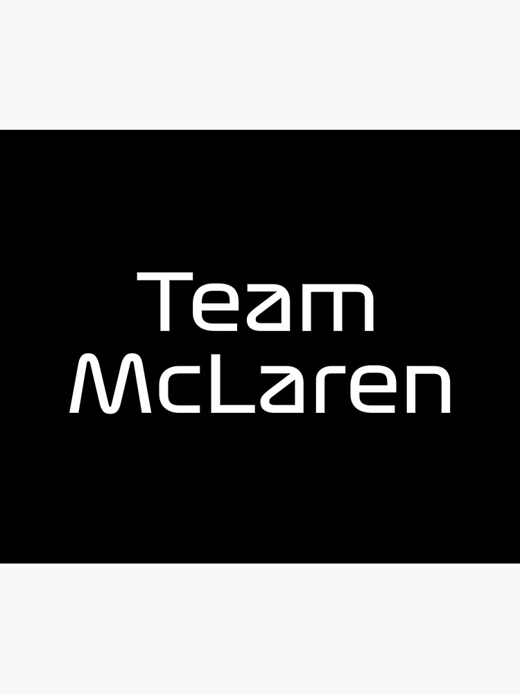 Lámina fotográfica «equipo mclaren fórmula 1 fórmula uno carreras
