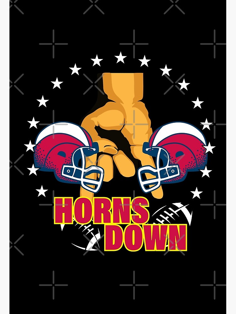 "Horns Down Hand Sign Worth the Penalty" Poster for Sale by edhie815