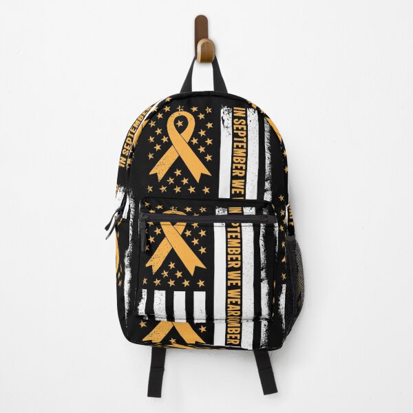 Item preview, In September We Wear Gold | Child Cancer Awareness Patriotic designed and sold by GravitiTees.