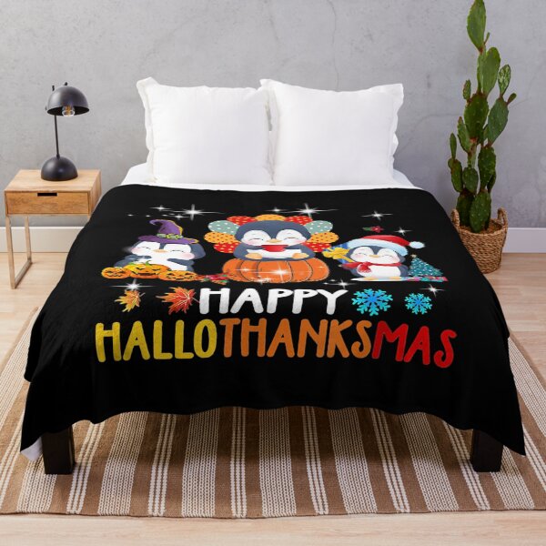Item preview, Penguin Halloween And Merry Christmas Happy Hallothanksmas designed and sold by Symbolic1.
