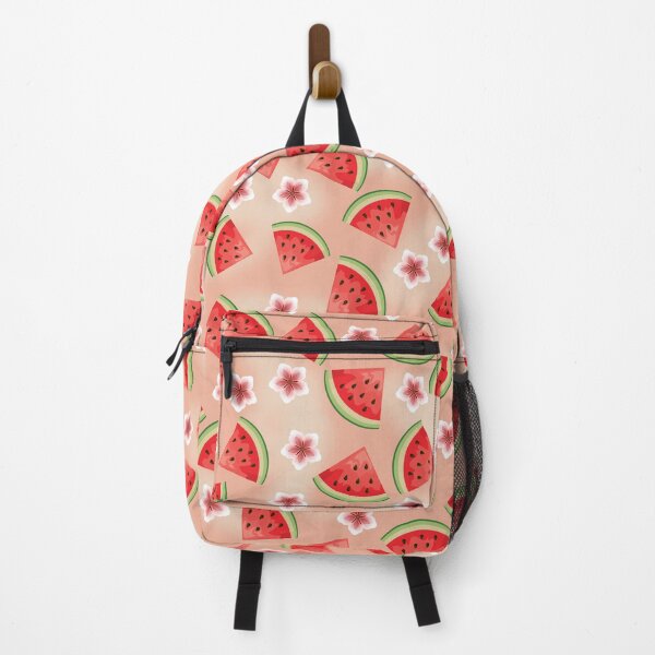 Item preview, Watermelon with flower pattern designed and sold by Island Canvas.