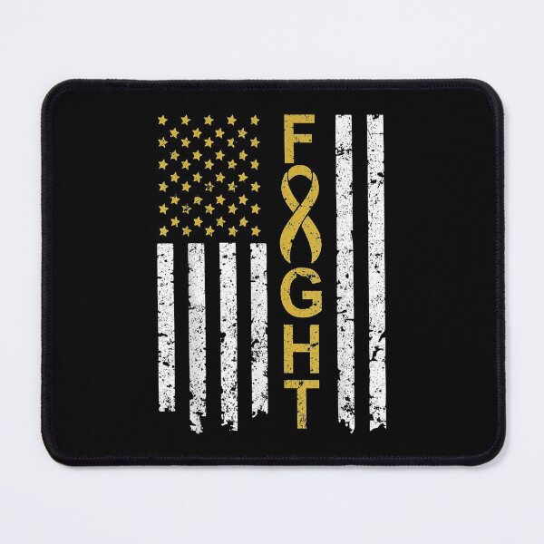 Item preview, Childhood Cancer Awareness American Flag Distresse designed and sold by Kentkroon.