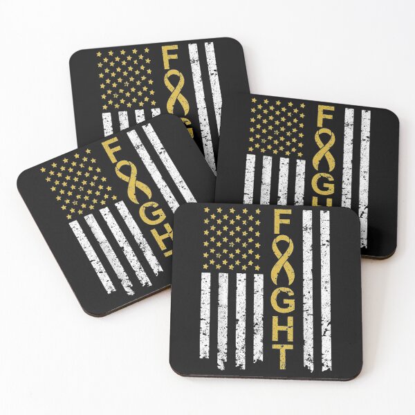Item preview, Childhood Cancer Awareness American Flag Distresse designed and sold by Kentkroon.