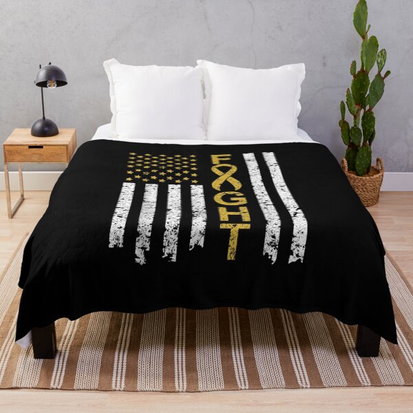 Item preview, Childhood Cancer Awareness American Flag Distresse designed and sold by Kentkroon.