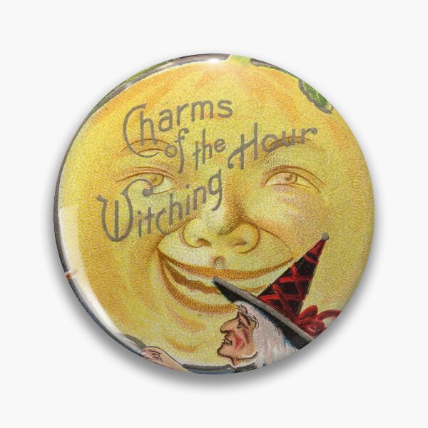 Item preview, Harvest Moon Witch | Vintage Halloween Cards designed and sold by KnightandMoon.