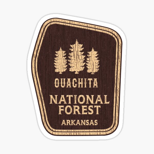 Ouacita national forest arkansas Sticker