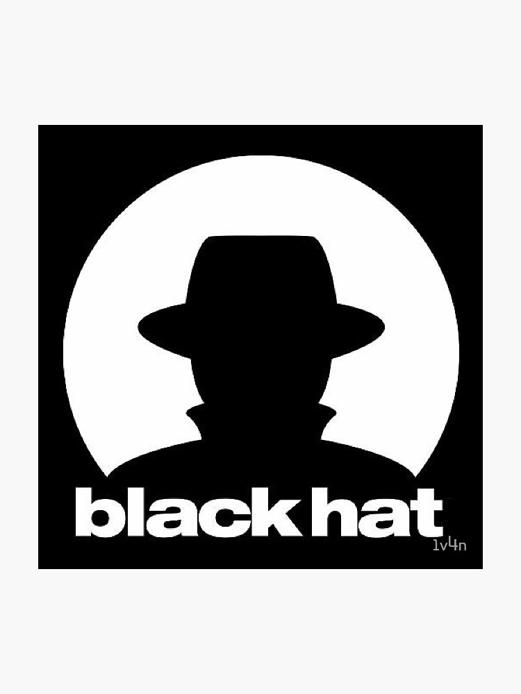"Blackhat" Sticker for Sale by 1v4n Redbubble