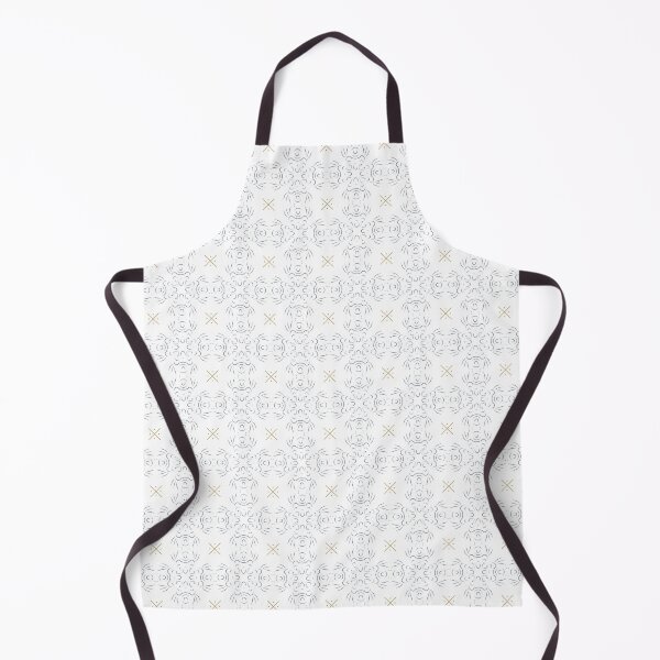 Item preview, Delicate Floral Pattern design in blue and golden color. designed and sold by Wiggly Lines.