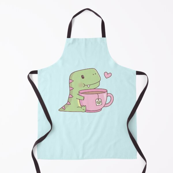 Item preview, Cute Little Dino Hugging Teacup designed and sold by rustydoodle.