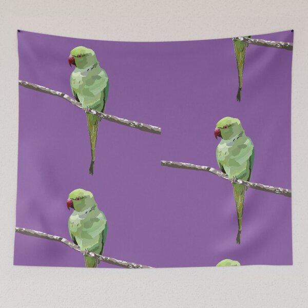 Item preview, Parrot Illustration designed and sold by smolwoo.