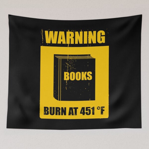Item preview, Books T-ShirtBurn at 451 designed and sold by TripBech.